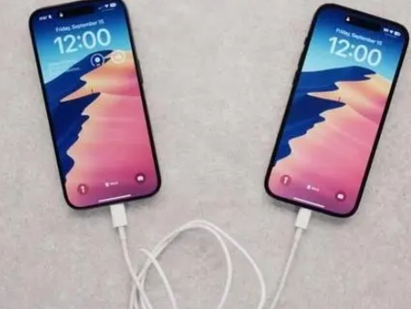 江北苹果15维修店分享iPhone15可以给安卓充电吗 