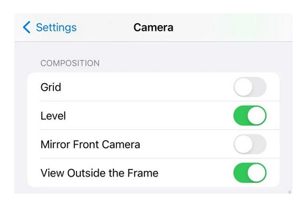 江北苹果授权维修点分享iOS17相机水平辅助线怎么用