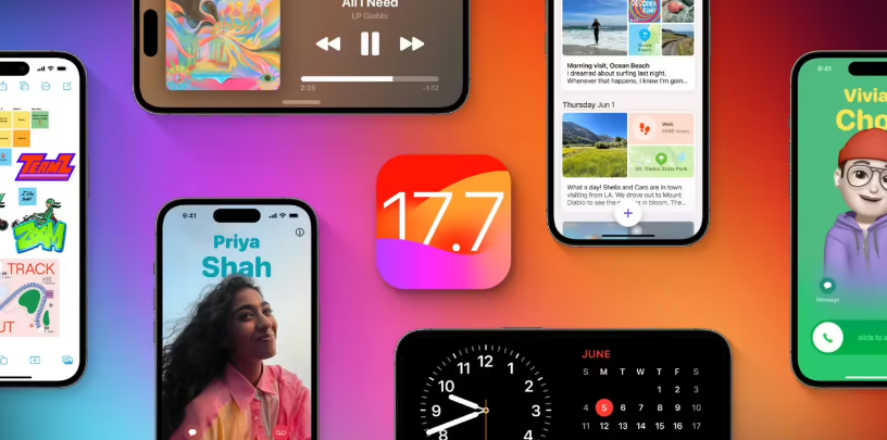 江北苹果手机维修分享苹果 iOS / iPadOS 17.7.1 正式版推送 